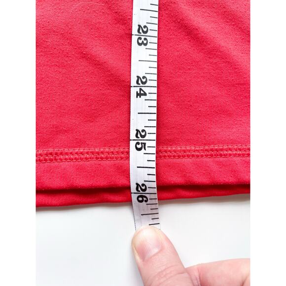 Women's Nike Pro Livestrong Red Orange Long Sleeve Half Zip Top Size Large - Picture 10 of 10